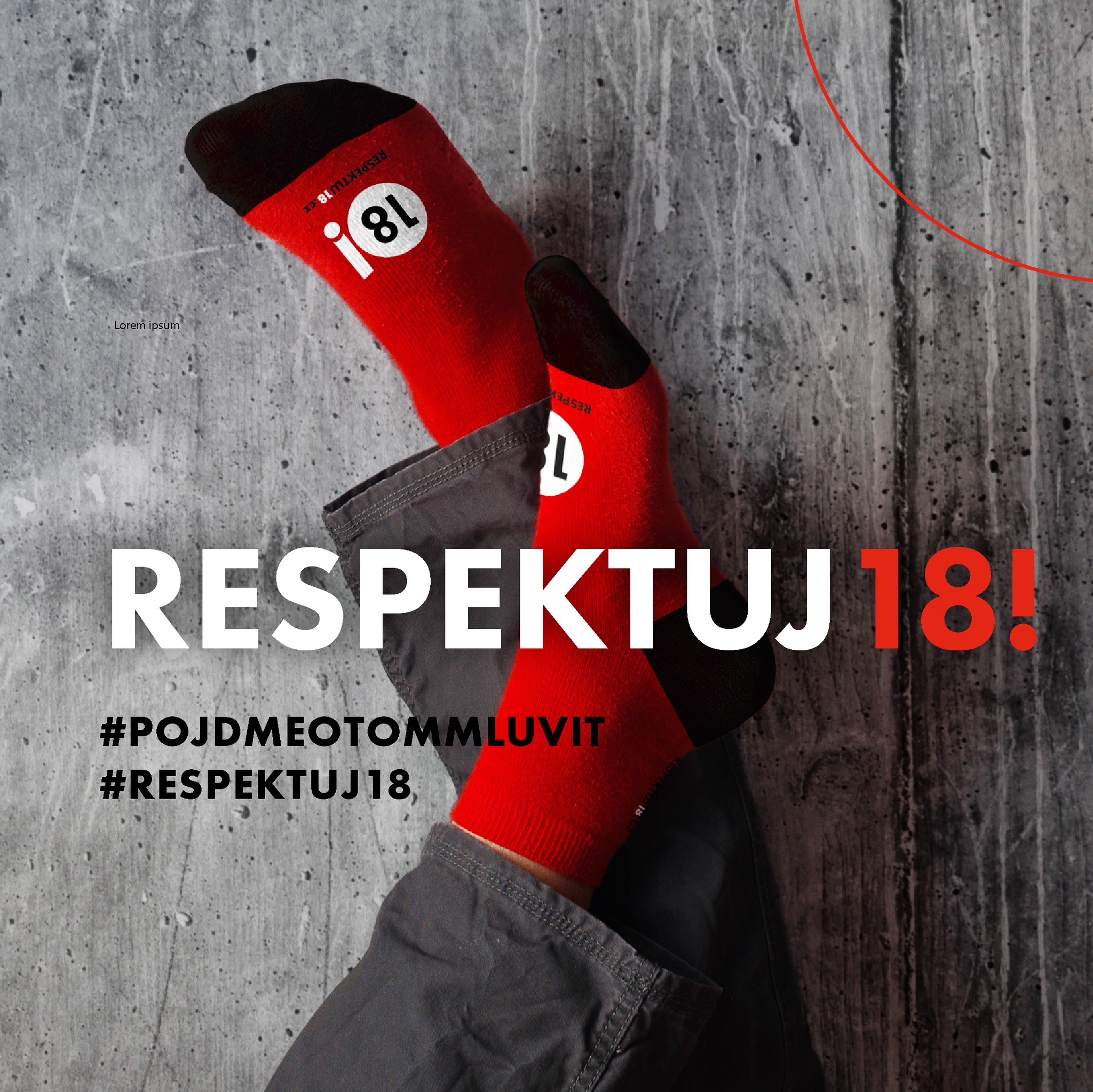 Ponožky Respektuj 18